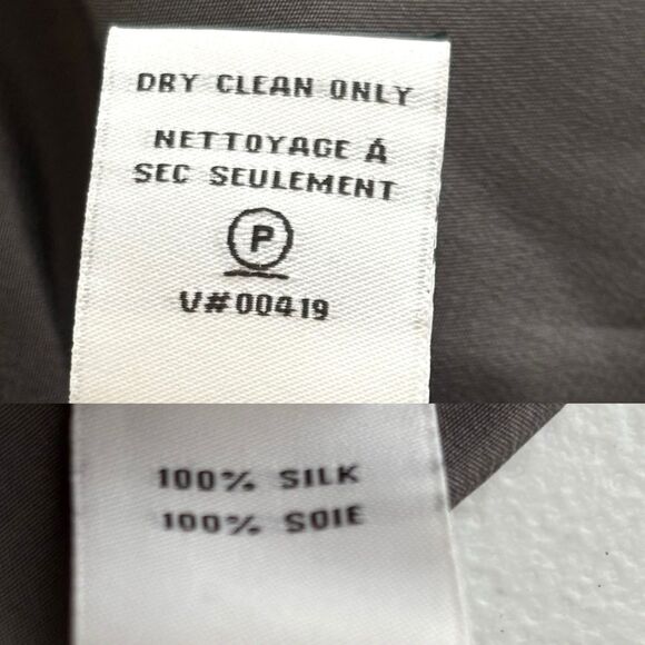 DVF Diane Von Furstenberg TAYA Dress 100% Silk Deep Ash - Picture 12 of 16